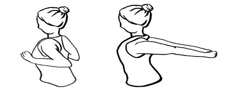 扩胸运动简单图解图片